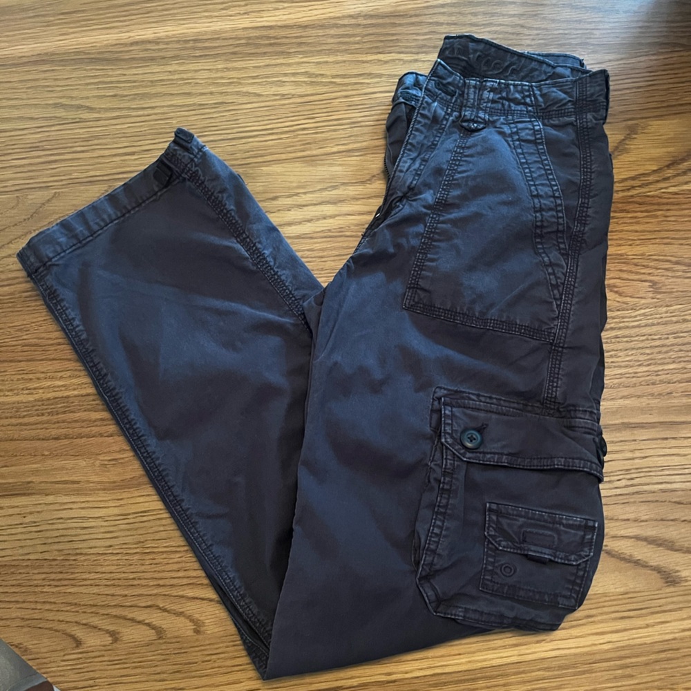 American Eagle Outfitters Dark Gray Utility Cargo Pants